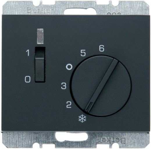 Berker 20307106 Temperaturregler mit Öffner, Z.-Stk., Wippschalter und LED K.1 anthrazit, matt Mesch Shop Berker 20307106 Temperaturregler mit Öffner, Z.-Stk., Wippschalter und LED K.1 anthrazit, matt Mesch Shop
